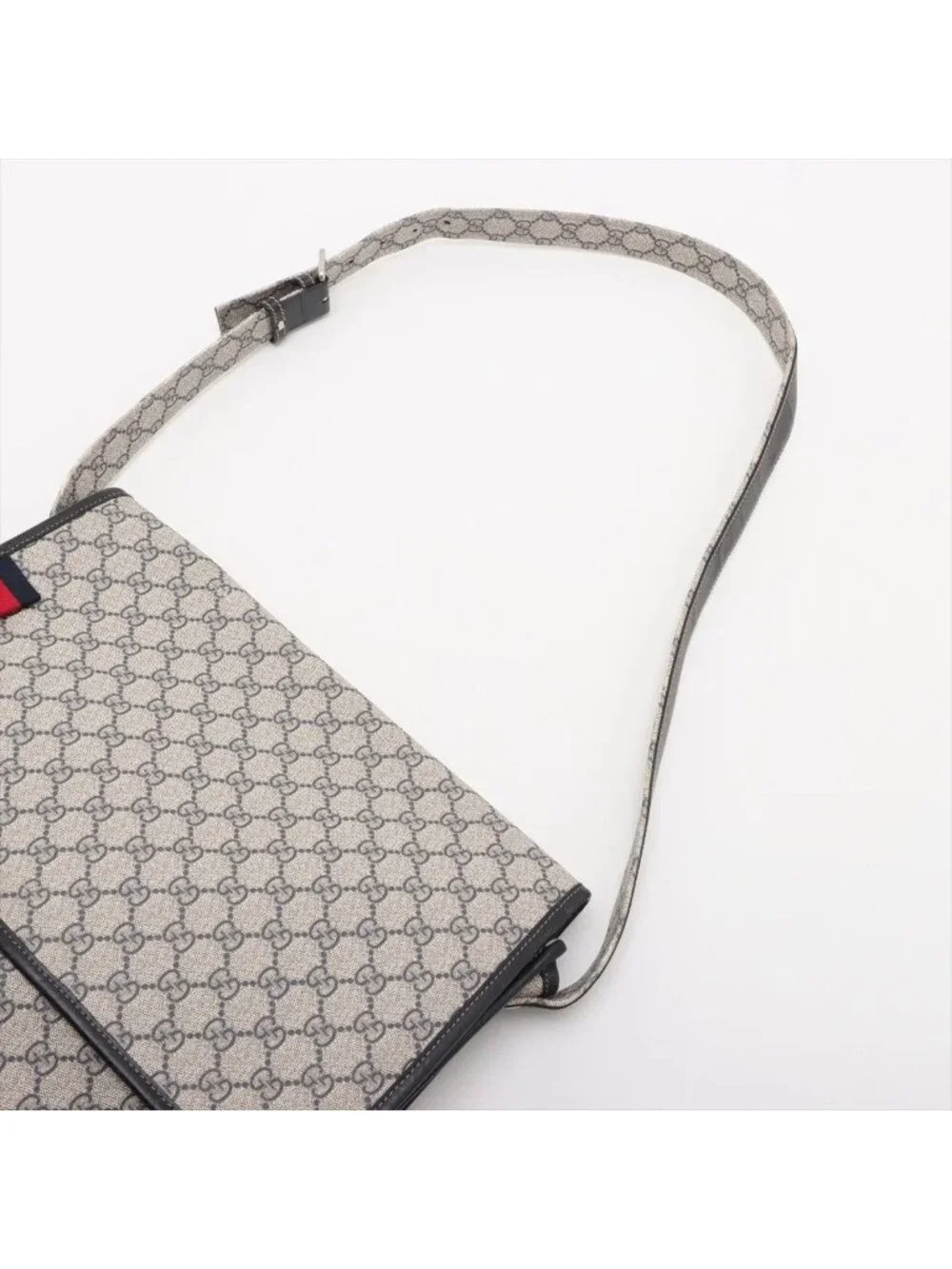 Gucci GG Supreme Leather Shoulder Bag Crossbody Messenger Business